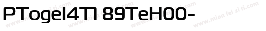 PTogeI4T1 89TeH00字体转换